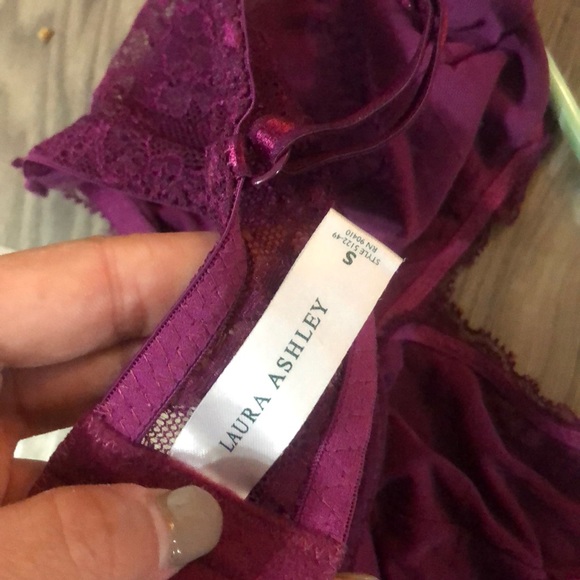Laura Ashley Sheer Unlined Bralette - Picture 3 of 4
